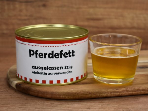 ausgelassenes Pferdefett