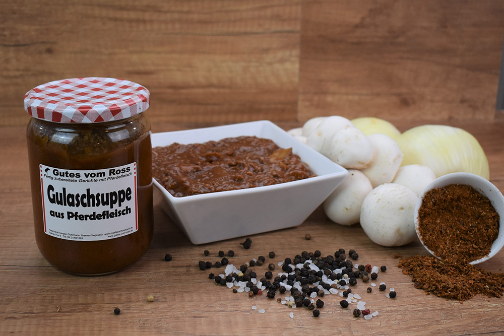 Rossfleischversand - Gulaschsuppe aus Pferdefleisch Produktbild Gulaschsuppe aus Pferdefleisch