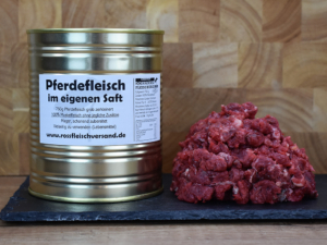 Produktbild Pferdefleisch im eigenen Saft