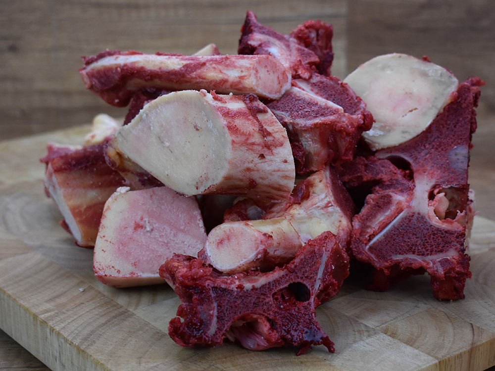 Rossfleischversand - Pferdeknochen, gesägt Produktbild Pferdeknochen, gesägt